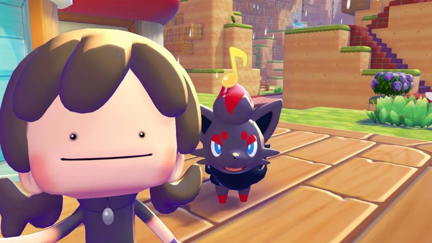 Zorua's Hide and Sneak Contest in Pokémon Pokopia | Eurogamer.net