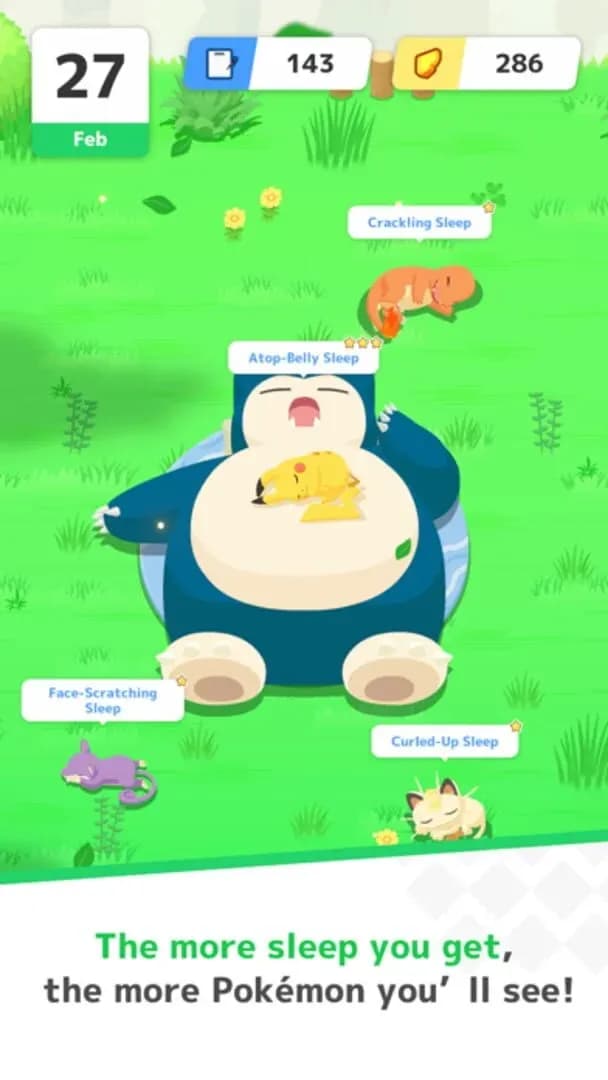 Imagen de contenido de Pokémon Sleep
