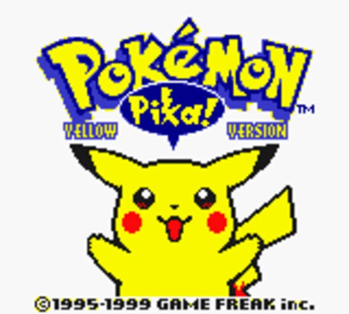 Pokémon Yellow Version: Special Pikachu Edition Gallery 1
