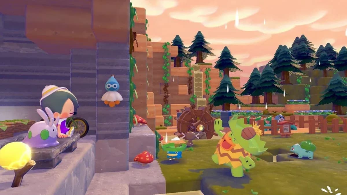 Pokopia's island setting
