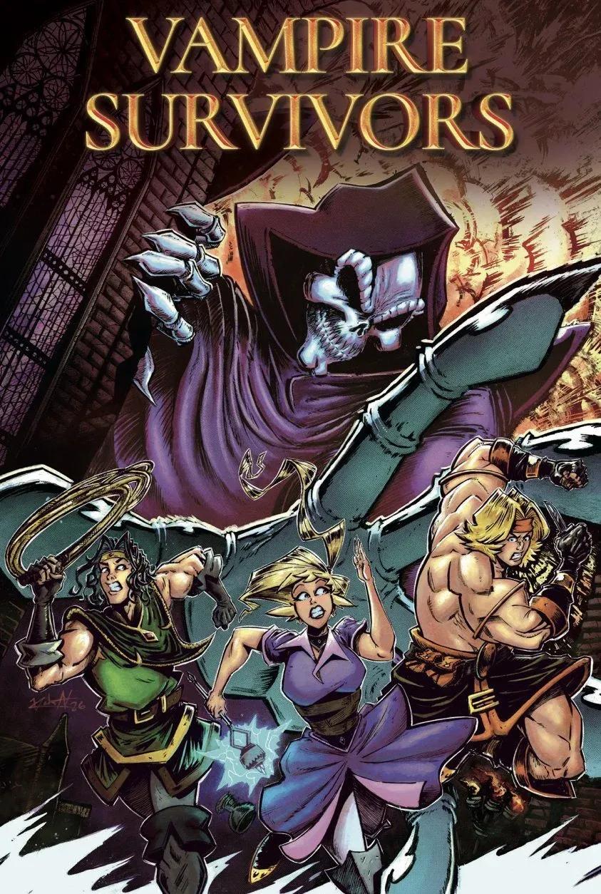 The world of Vampire Survivors is being expanded with comics and a graphic  novel