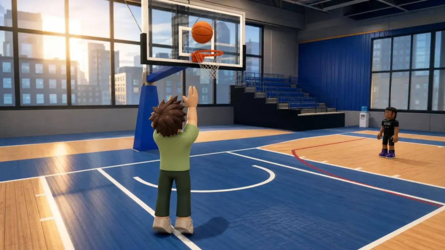 Self Lob off the backboard