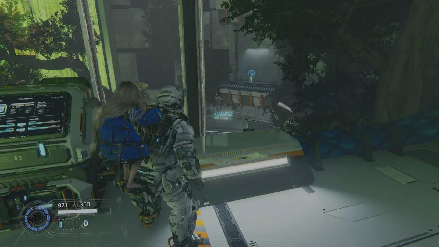 Safe Box behind Holo-Wall