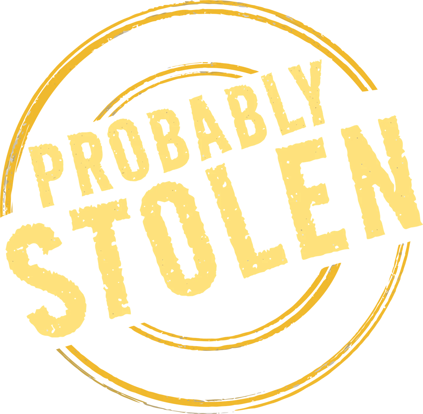 Probably Stolen - Cyberpunk Shopkeeper Sim Logo