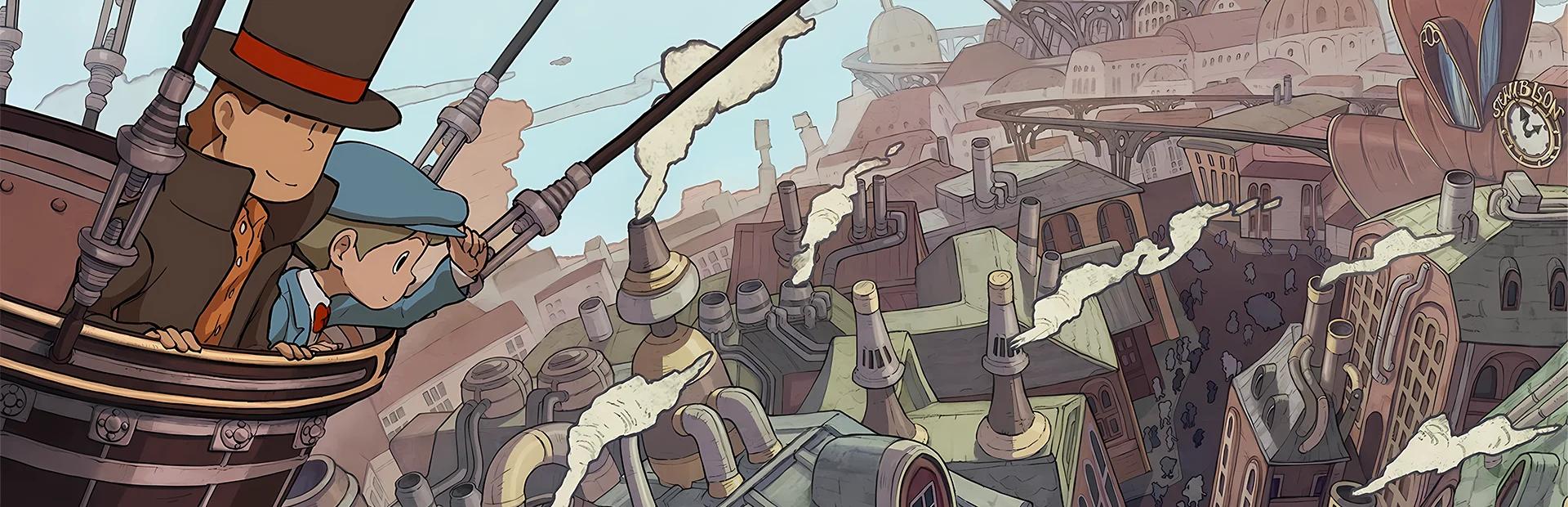 Professor Layton and the New World of Steam Banner