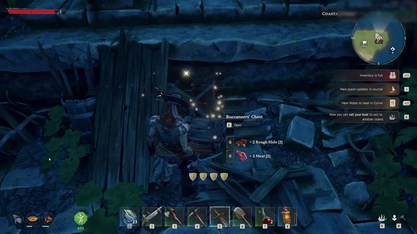 Fifteen Men quest in the journal