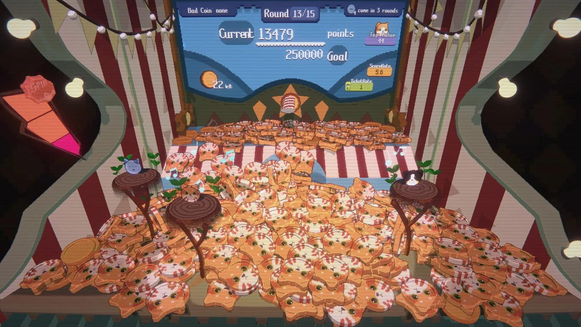 RACCOIN: Coin Pusher Roguelike Screenshot 10