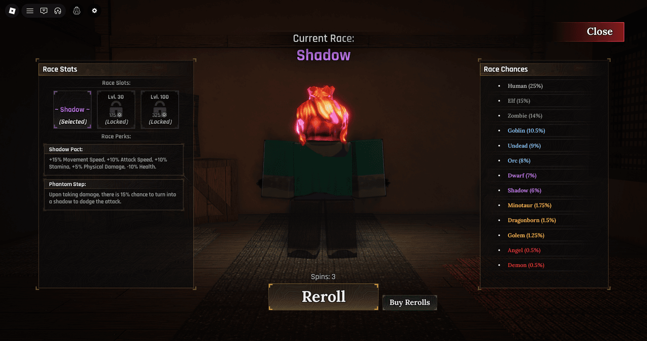 Race Tier List - The Forge ...