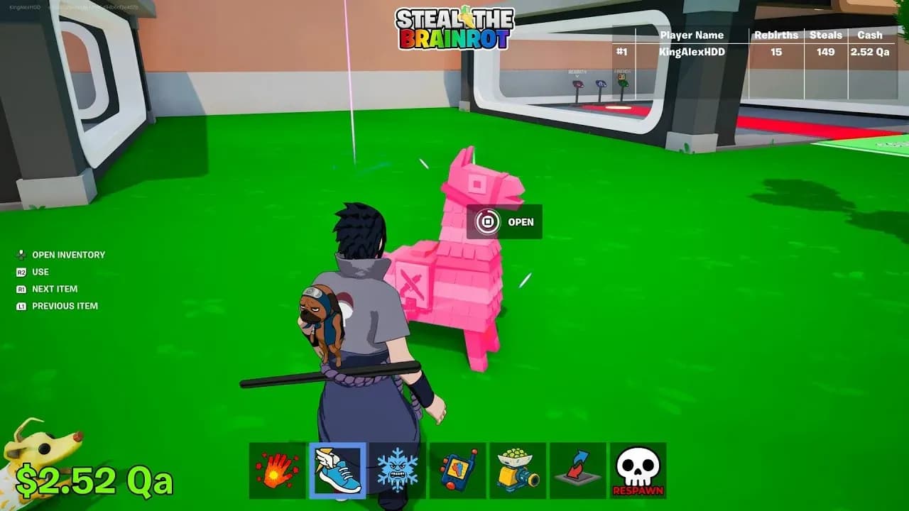 Brainrot skins in the item shop