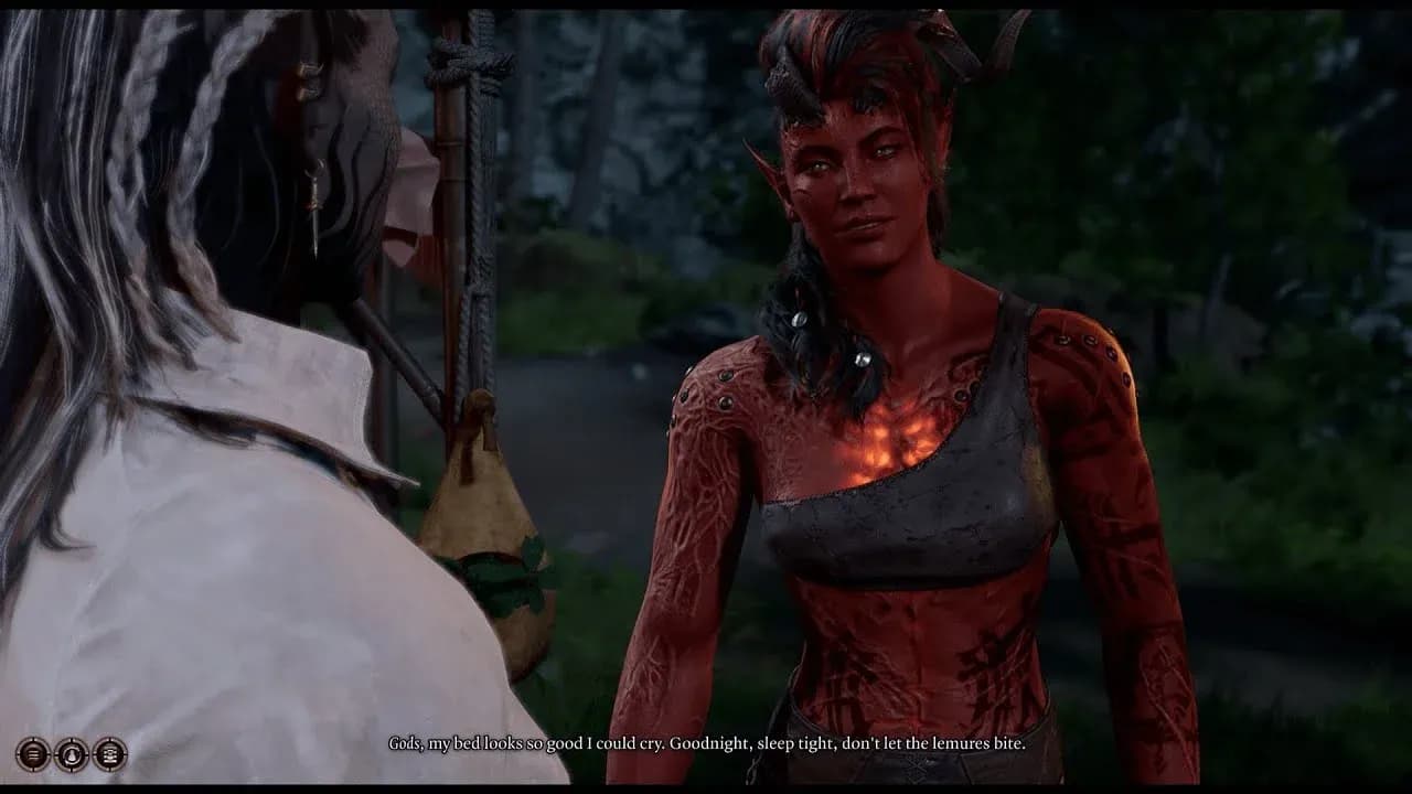 Karlach romance at camp