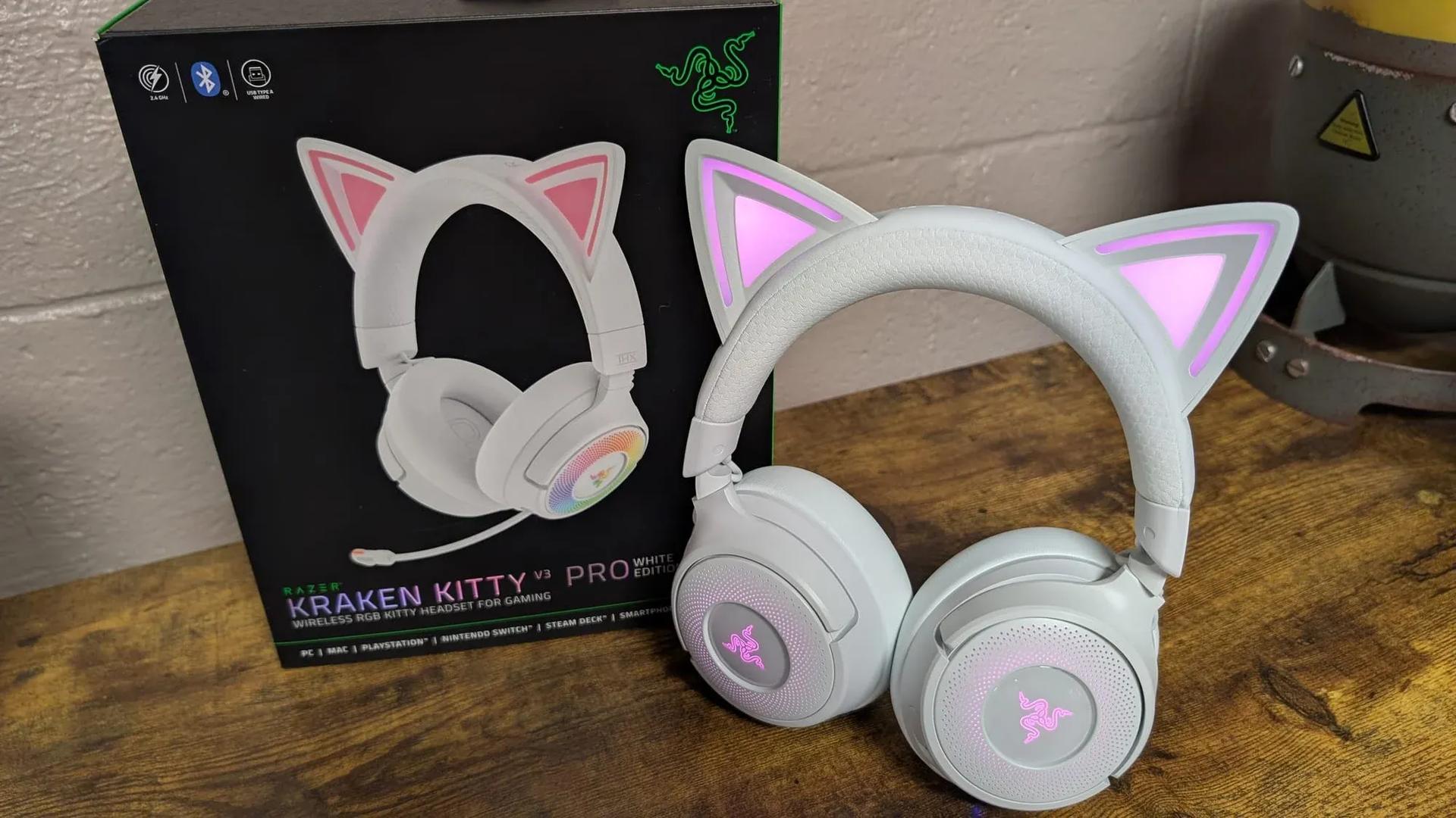 Razer Kraken Kitty V3 Pro wireless headset review — Impawssibly great