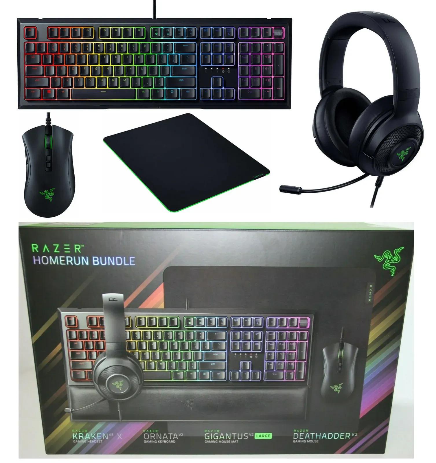 Razer Homerun Gaming Bundle RZ85-03380200-B3U1 + Headset + Keyboard + Mouse  +Pad | eBay