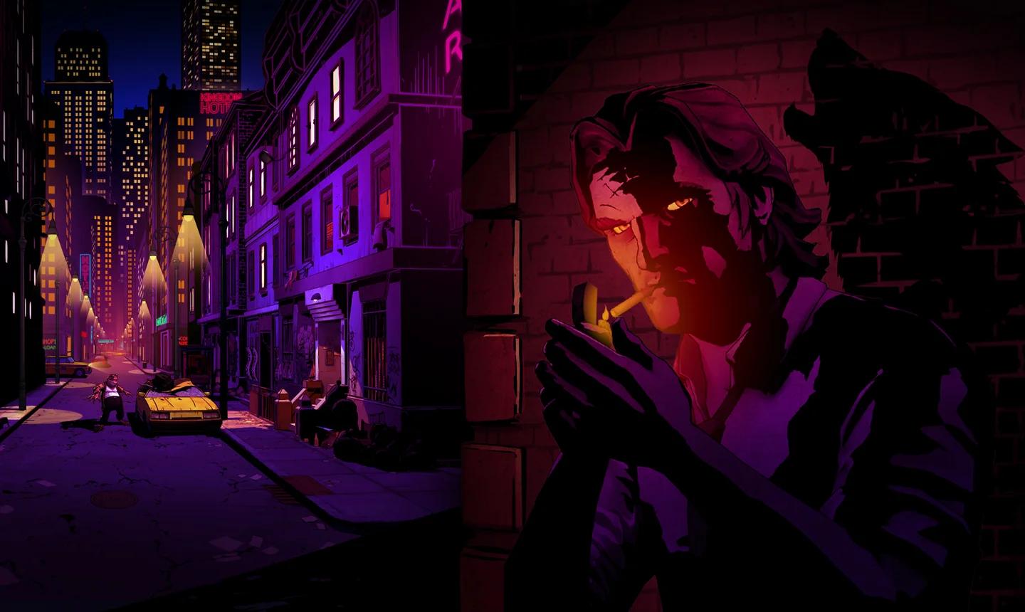 Wolf Among Us Remastered 에피소드 선택 메뉴 UI