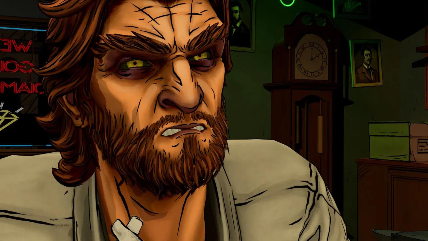 The Wolf Among Us Remastered 느와르 모드 비주얼 필터 UI