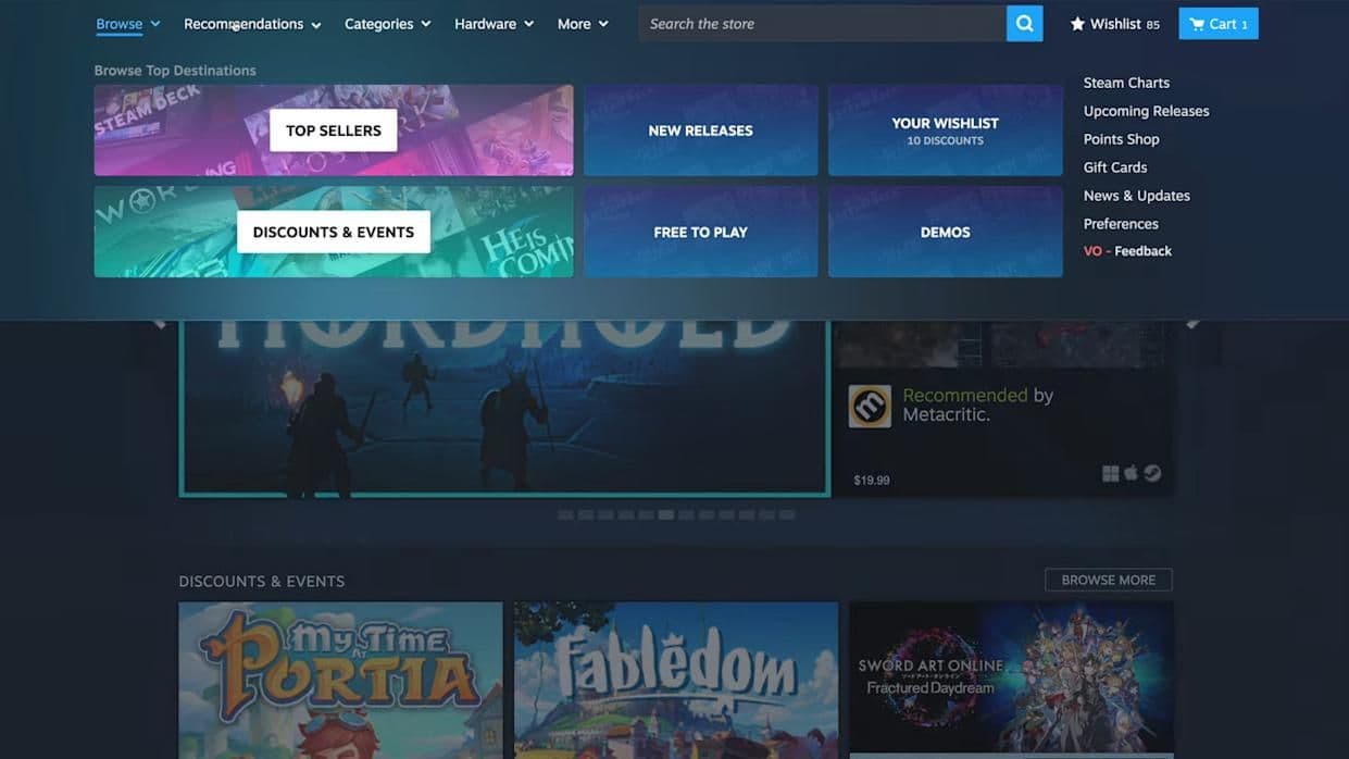 深入了解 Steam 的最新内容