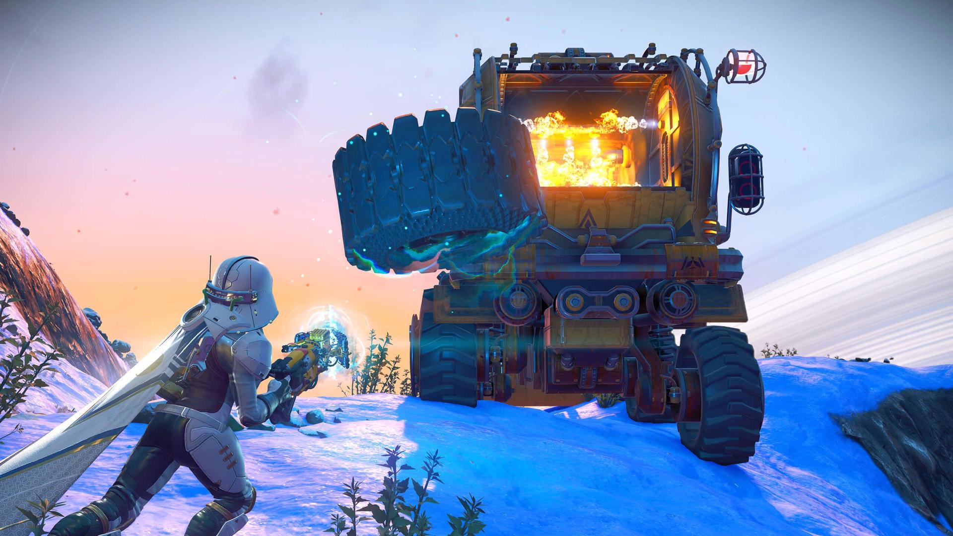 Emplacement d'un grand tas de déchets