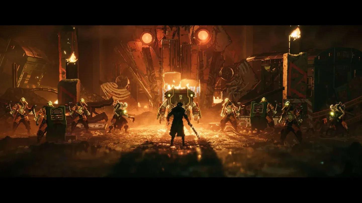 Pickaxe finisher in action