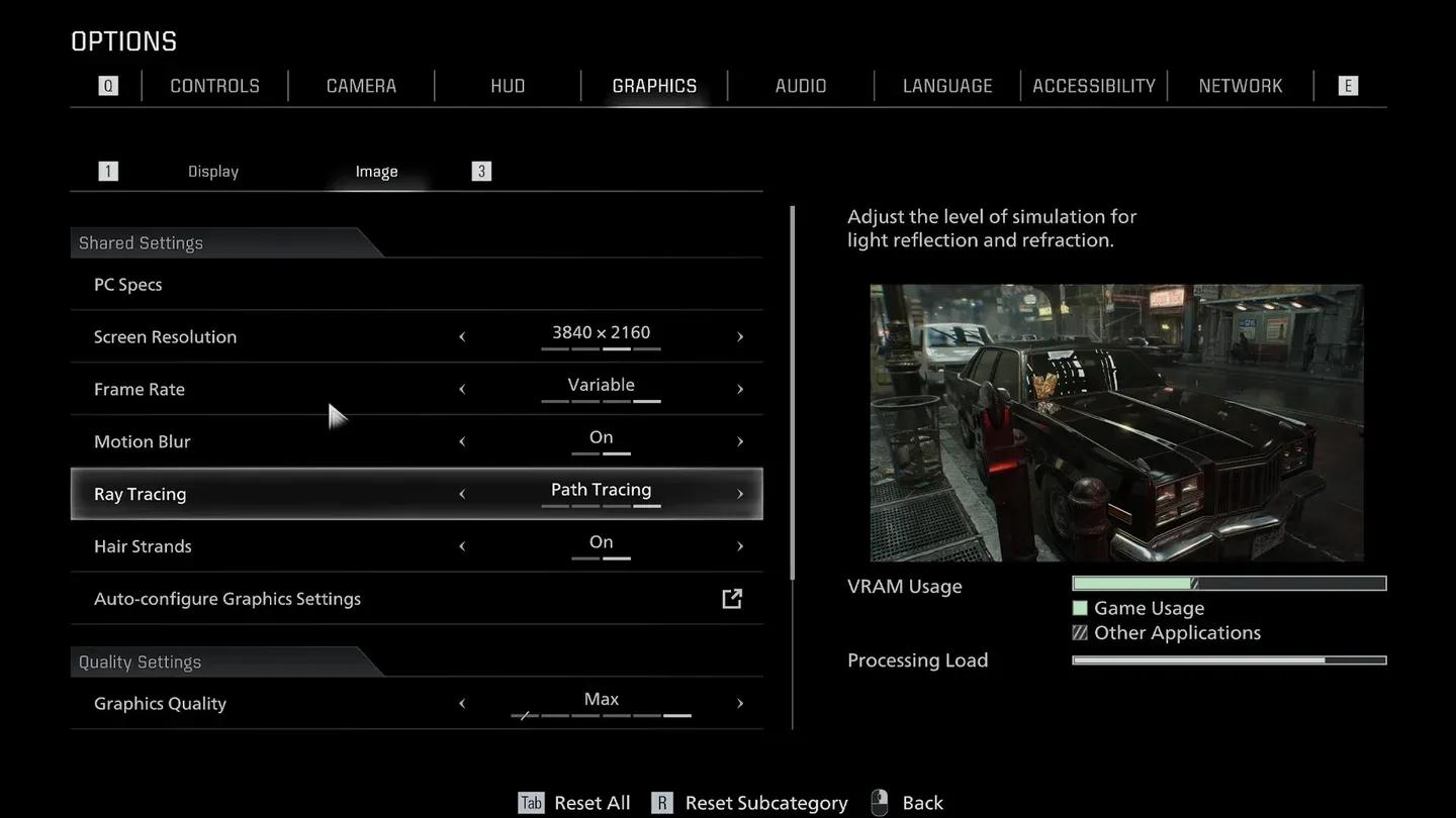 DLSS and FSR upscaling options