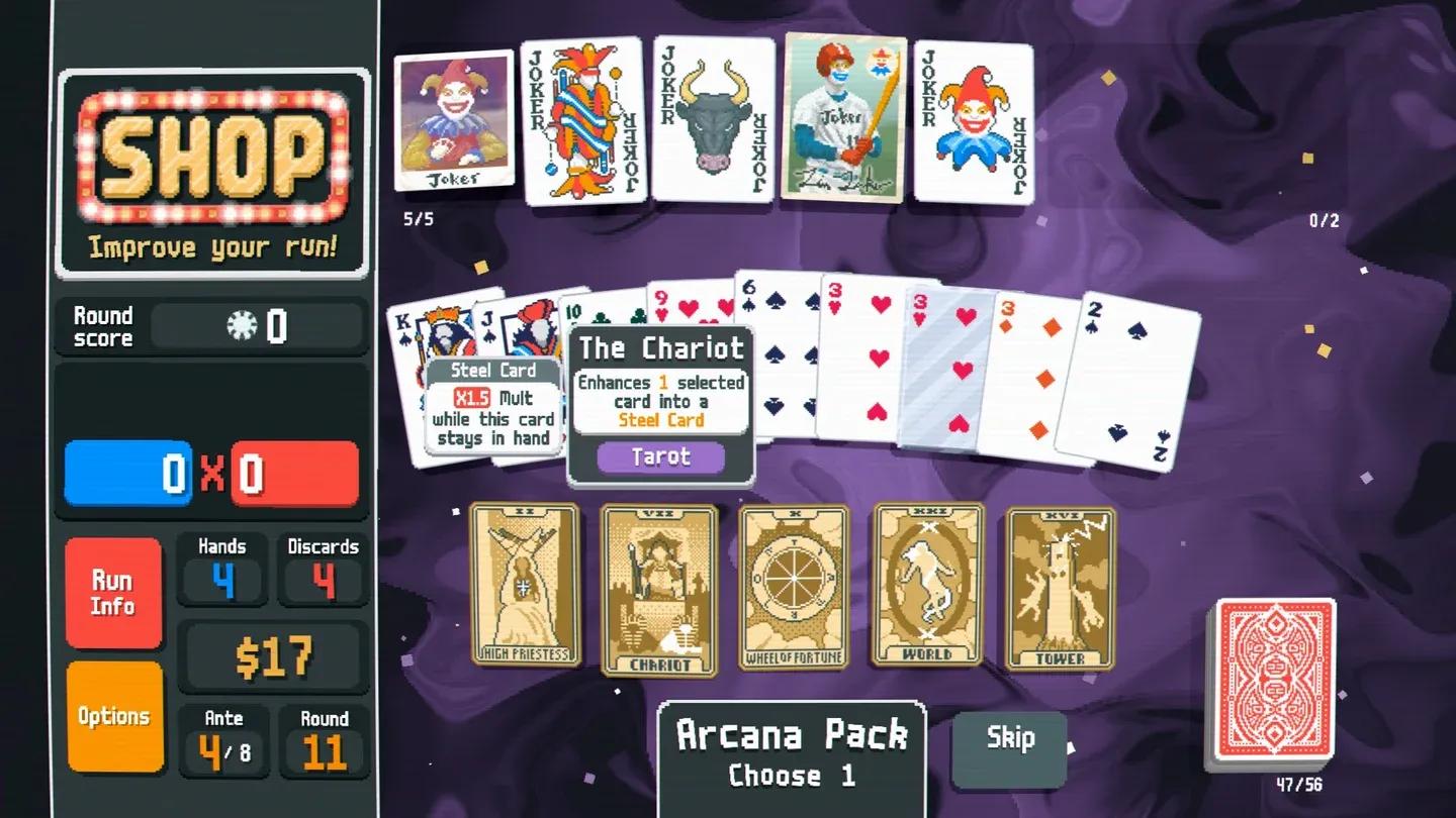Puntuación de mano con Jokers activos
