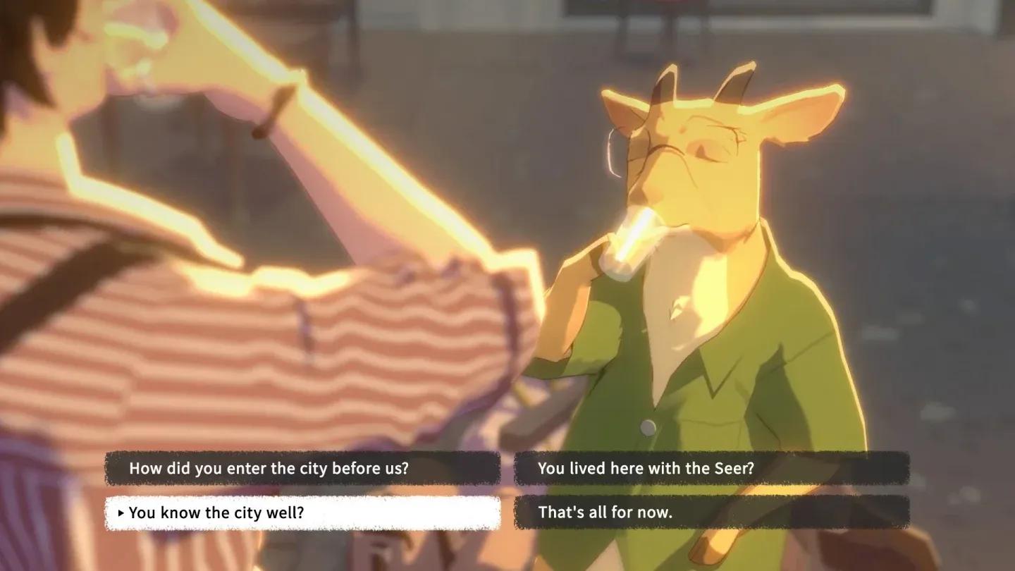 Navigation path on the peak