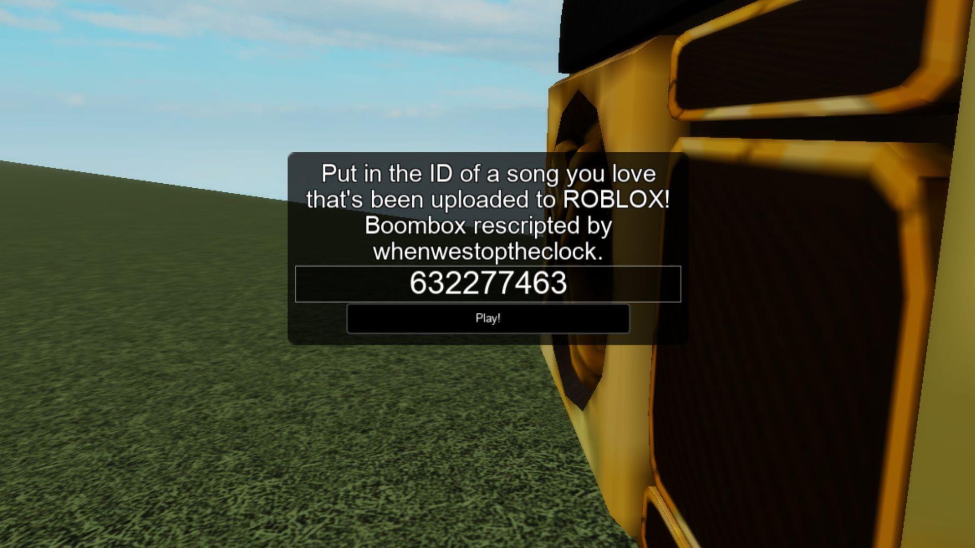 Enter song IDs to play music