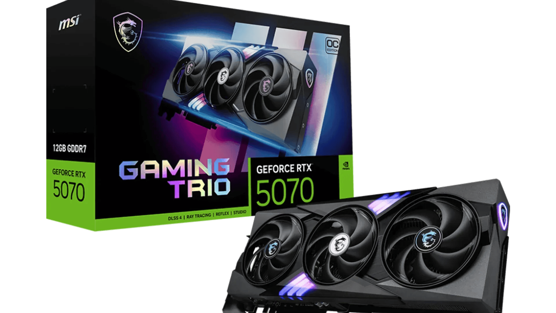MSI GeForce RTX™ 5070 12G GAMING TRIO OC