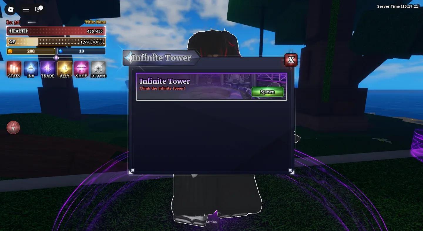 Infinite Tower portal entrance