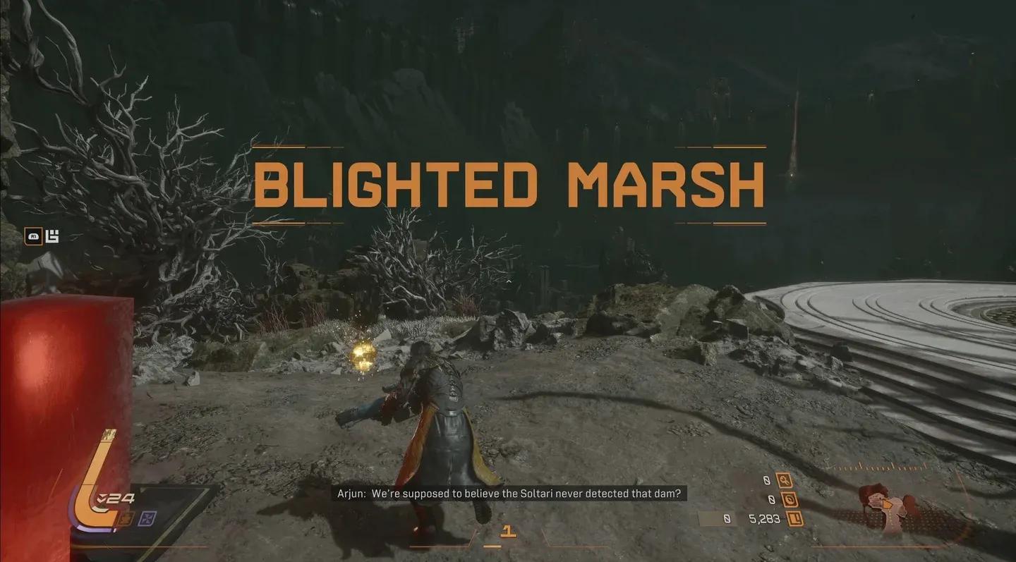 Blighted Marsh toxic environment