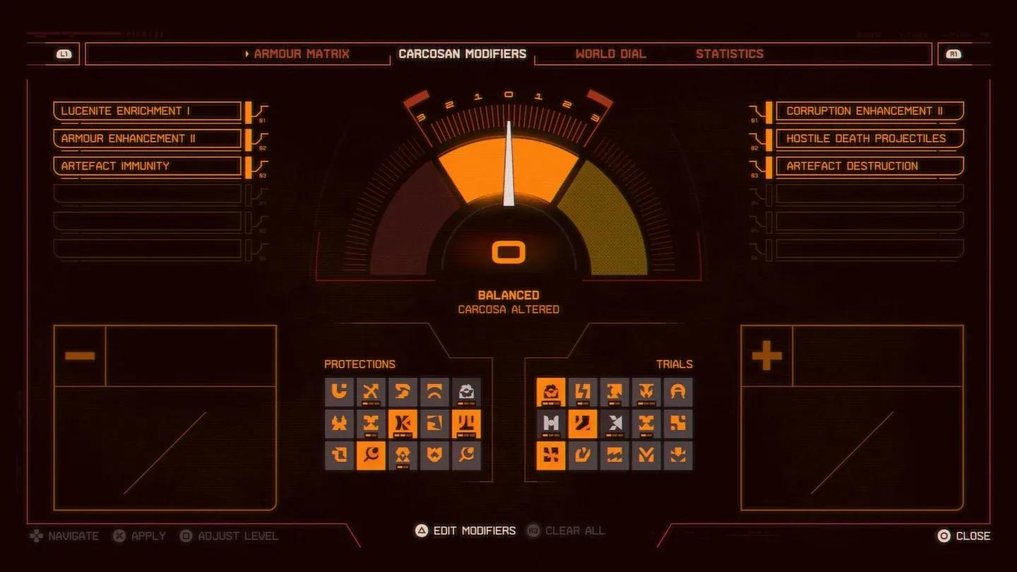 Armor Matrix key nodes