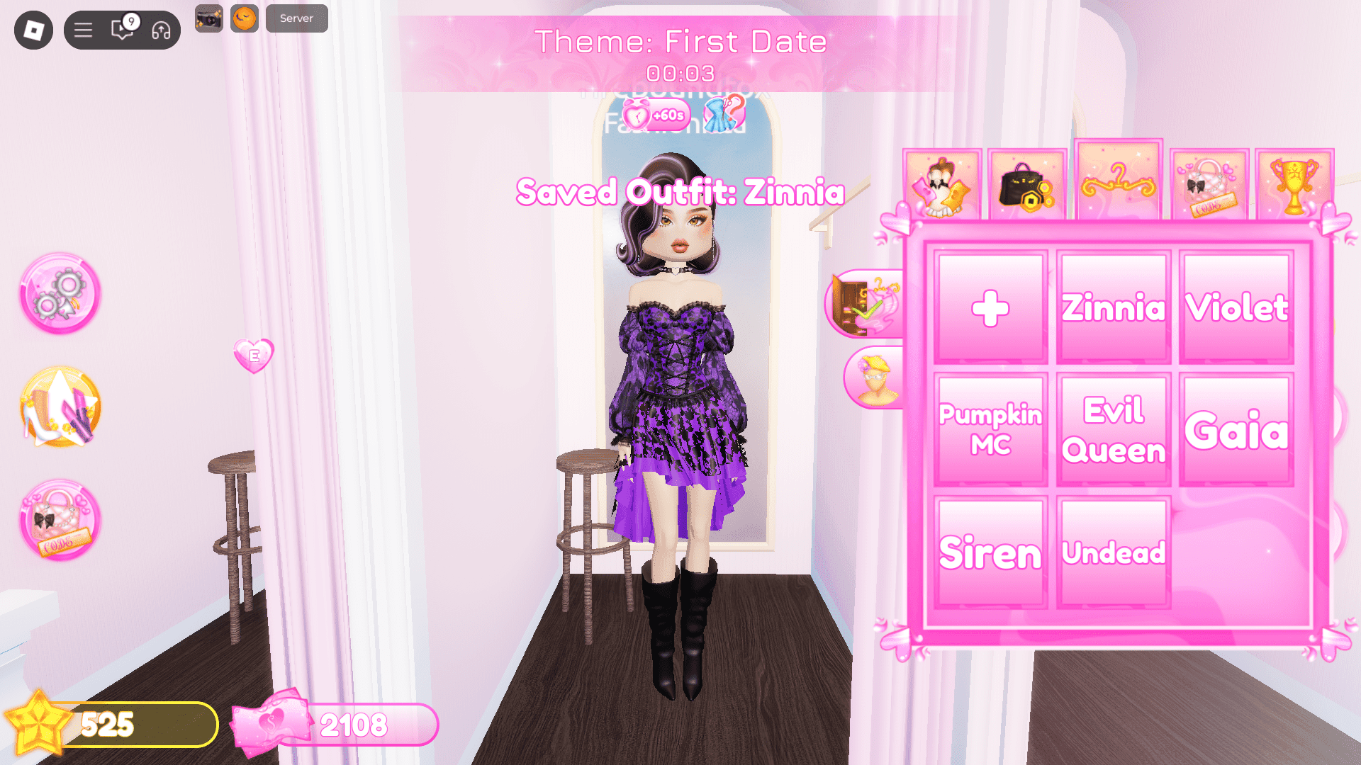 Wardrobe collection display