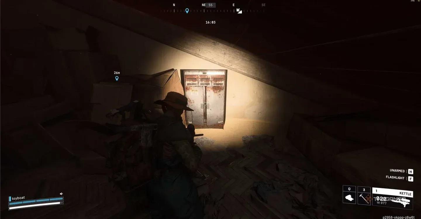 Control room map location