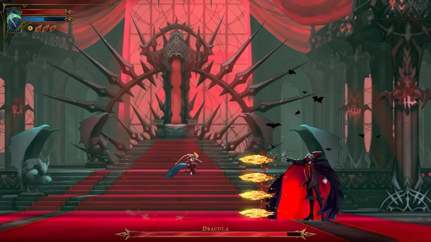 Castlevania Belmont's Curse Gallery of Four Virtues four stained glass trial doors