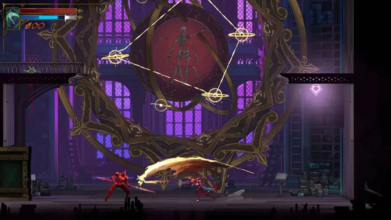 Excalibur legendary weapon card reward screen in Castlevania Belmont's Curse