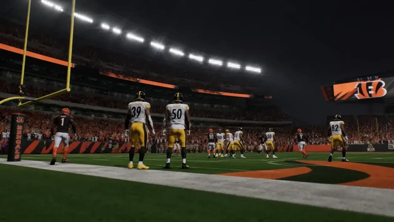 Madden NFL 27 pass protection Dime 3-2 defensive formation pre-snap