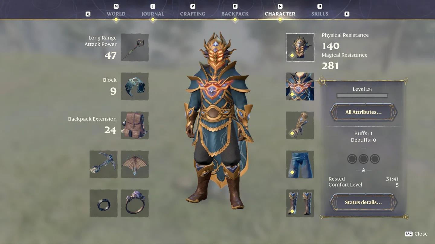 Enshrouded 1.0 patch wand skill tree aerial attack options