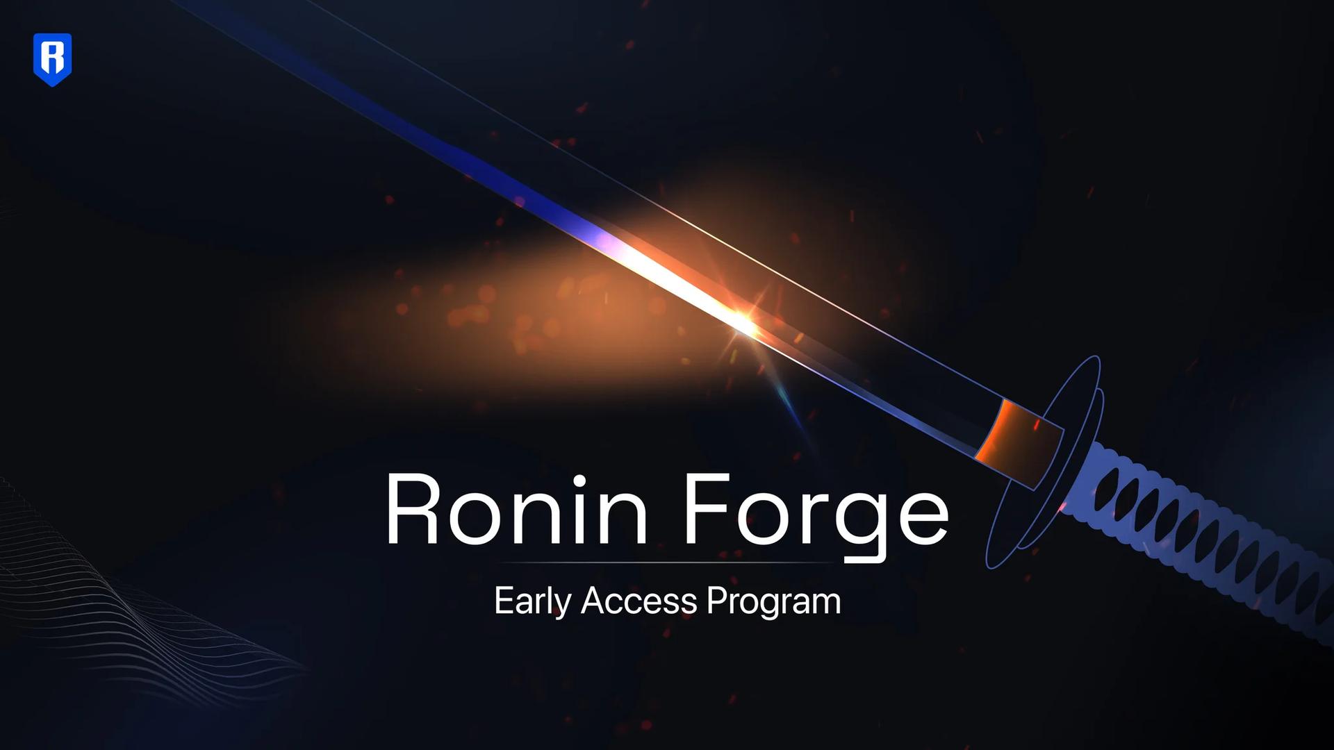 Sky Mavis New Ronin Forge Program with $50k Grant