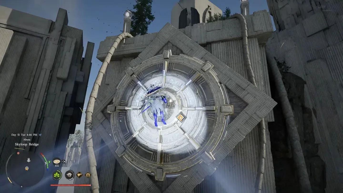 Ring pieces near west pillar