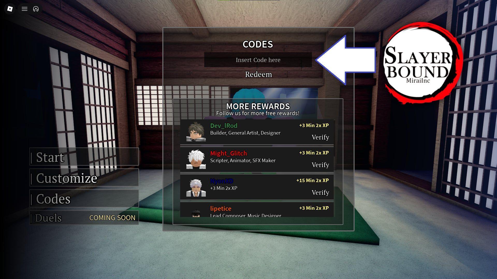 Slayerbound codes for February 2026 ...