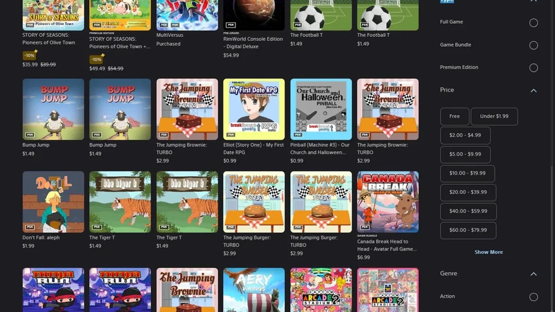 PlayStation Store Shovelware ...