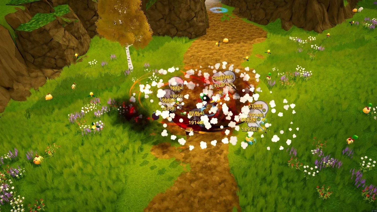 Warrior AOE axe swing
