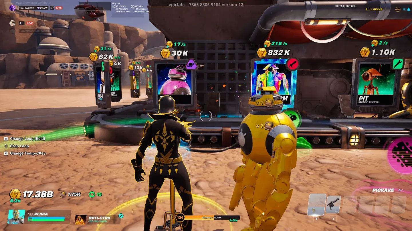 Your Droid roster resets on Super Rebirth