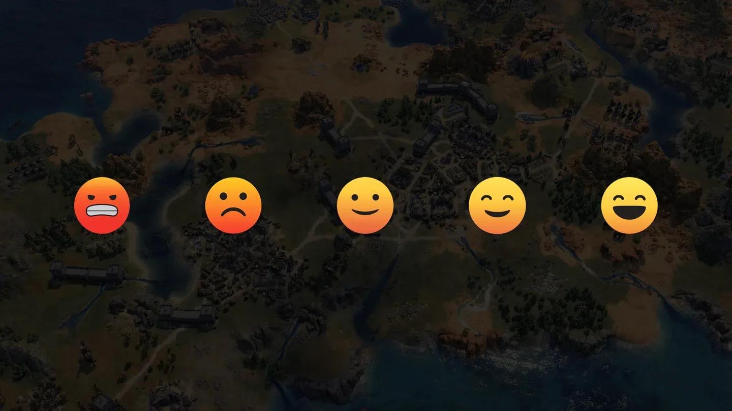 Five city moods at a glance