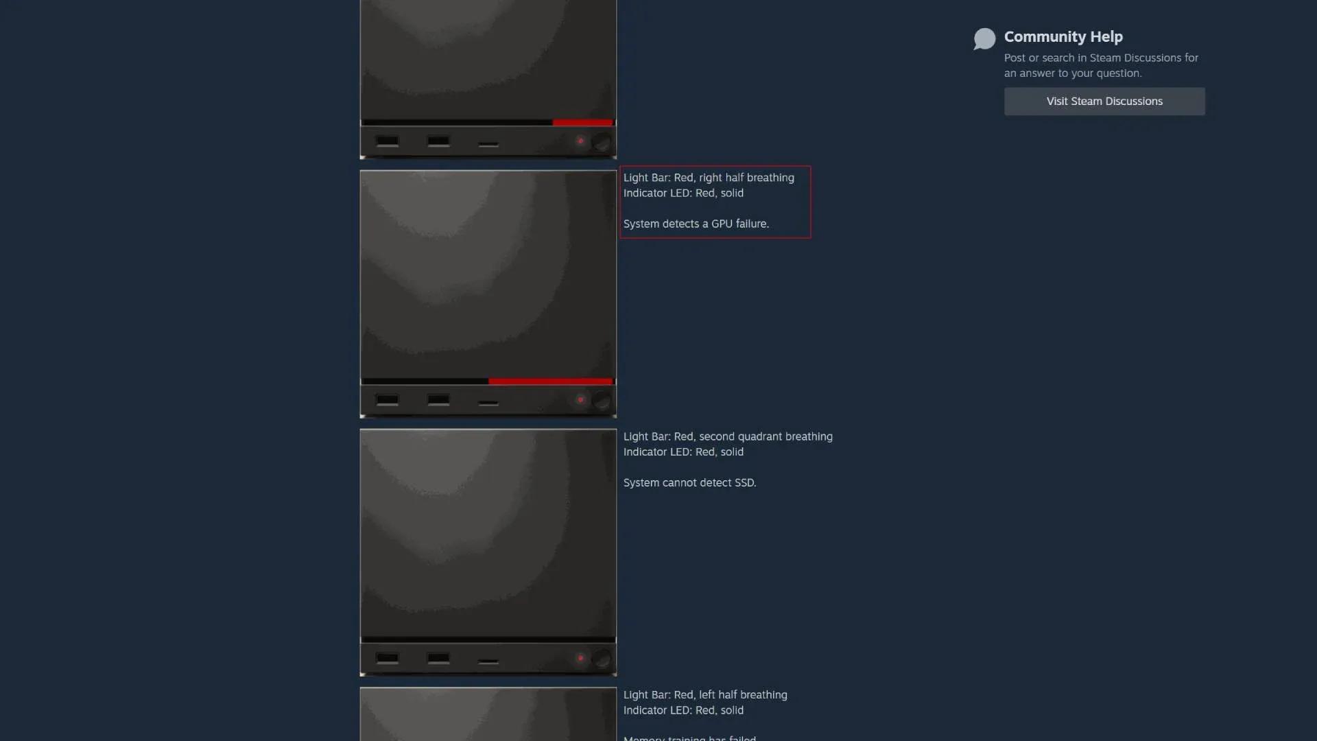 Uh-oh, the Steam Machine is having its own Xbox 360 "Red Ring of Death"  moment, and Valve's lightbar codes point towards GPU failure | GamesRadar+