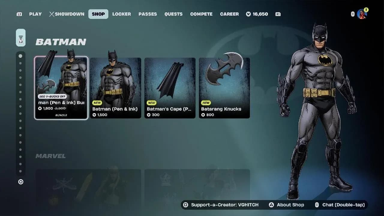 Fortnite Guide: How to Get Batman Pen & Ink Skin | GAMES.GG