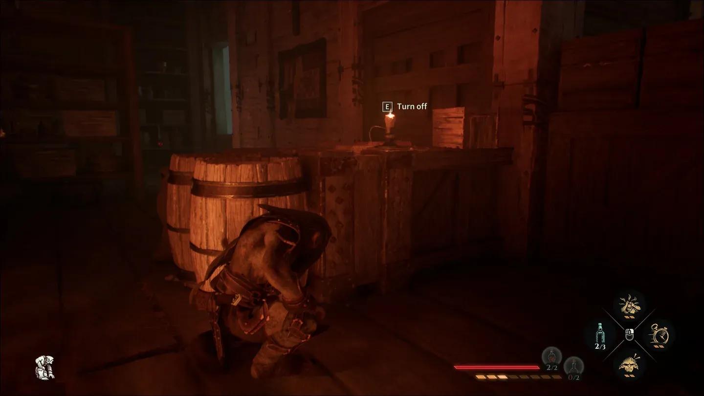 哥布林視覺中的紫色物品