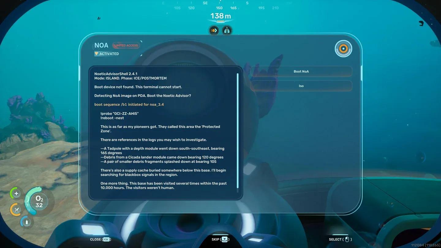 Compass and coordinate HUD
