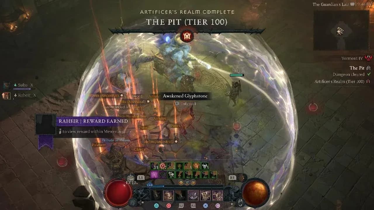 Call of the Ancients summon burst