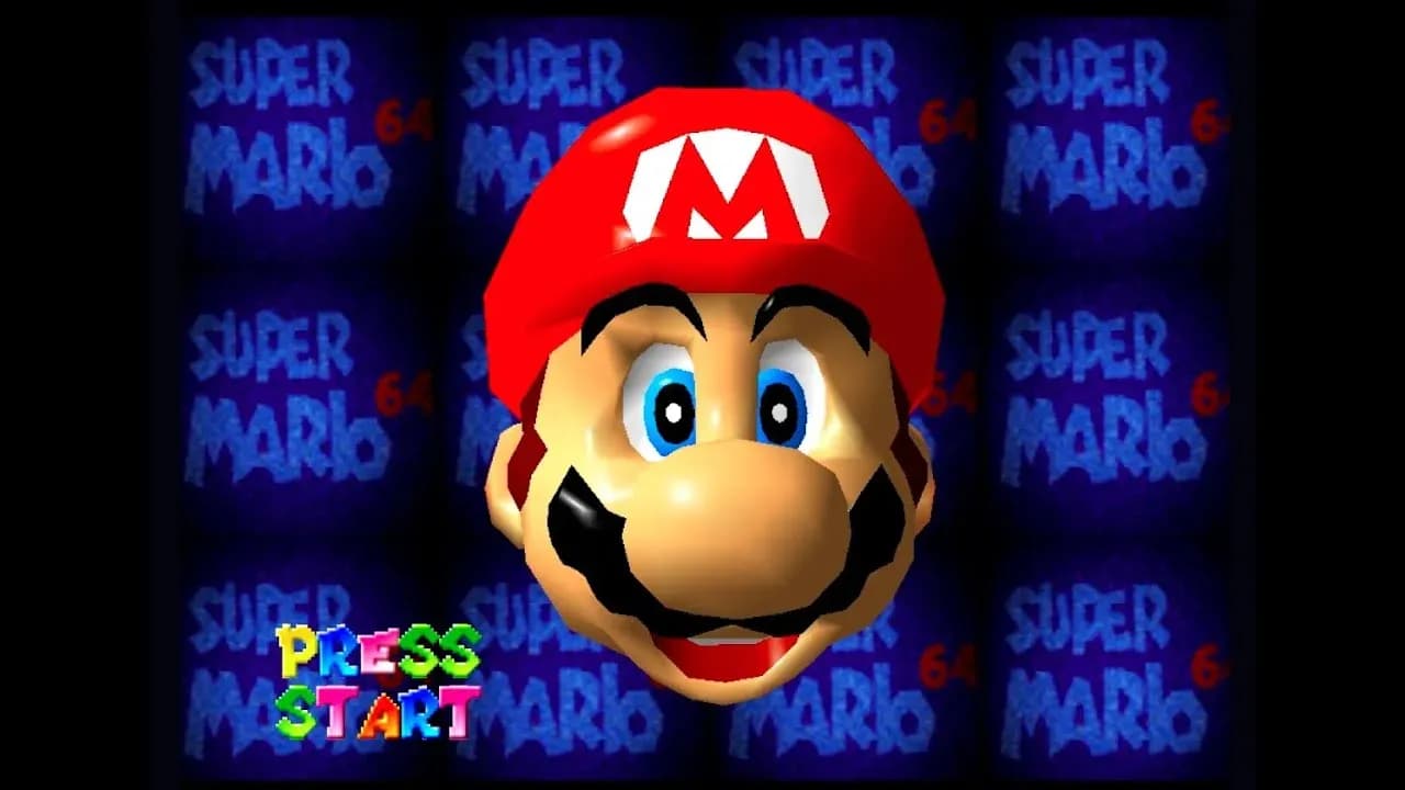 Super Mario 64 Title Screen (N64) - YouTube