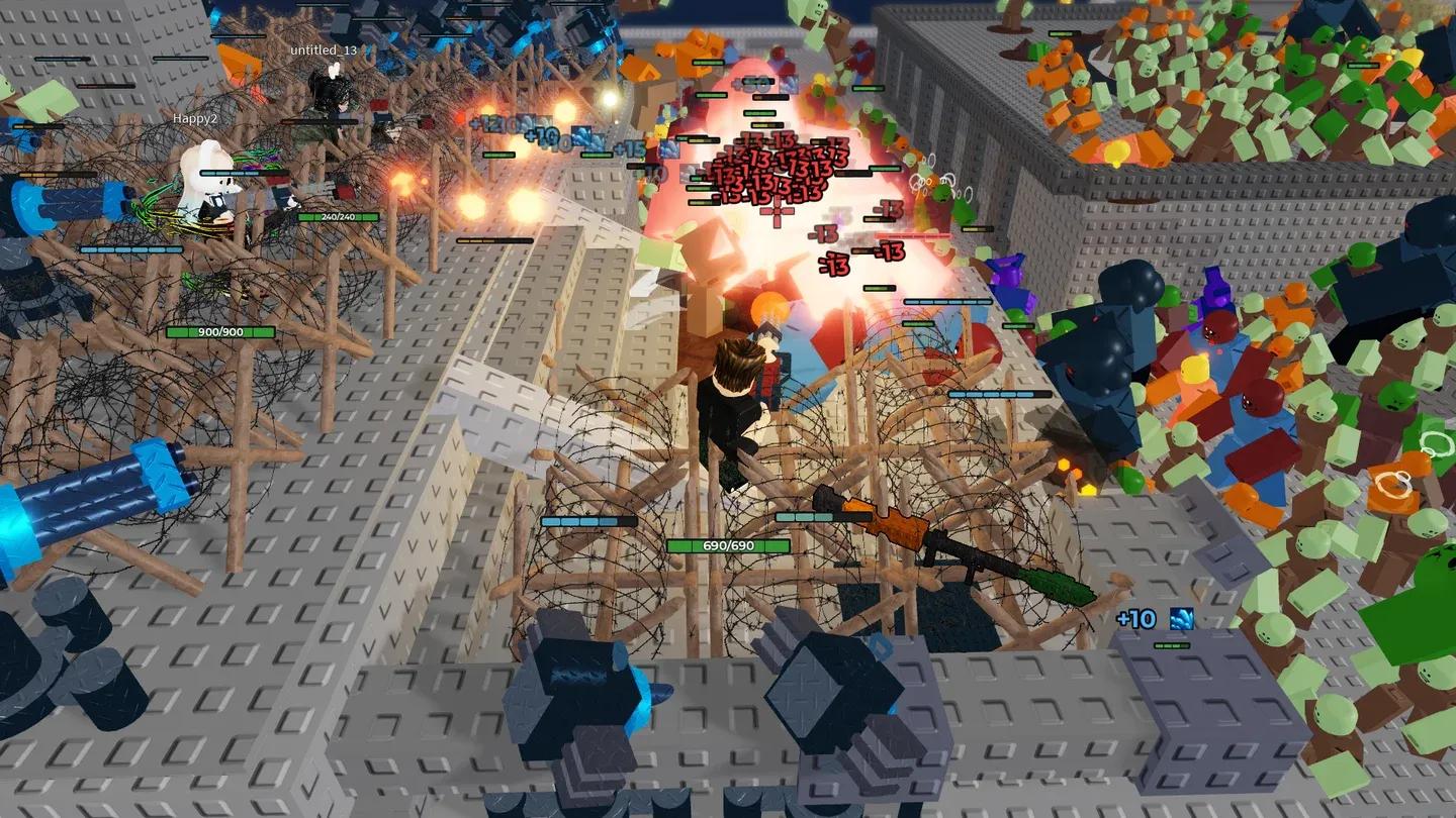 Barricade placed at chokepoint