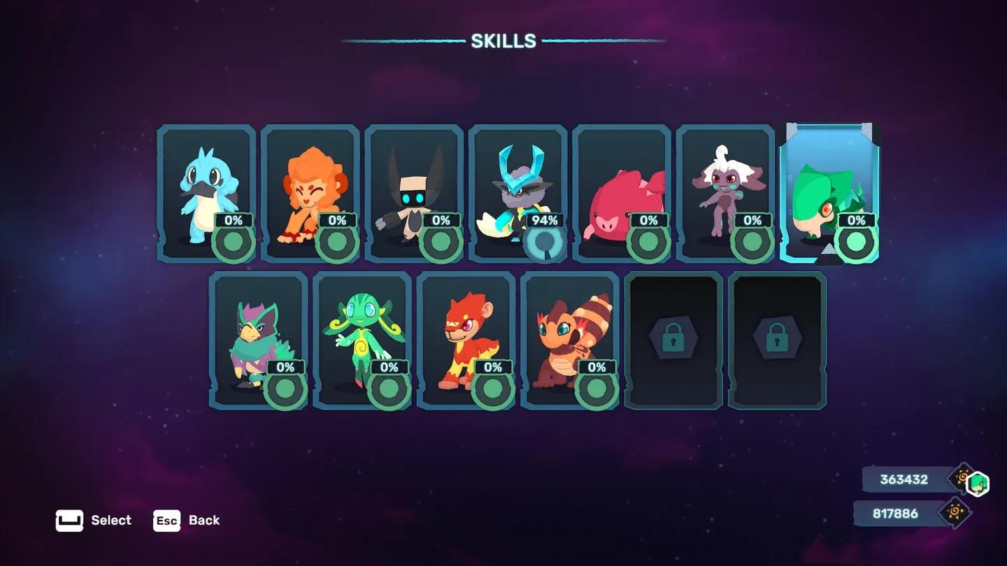 Chromeon character overview